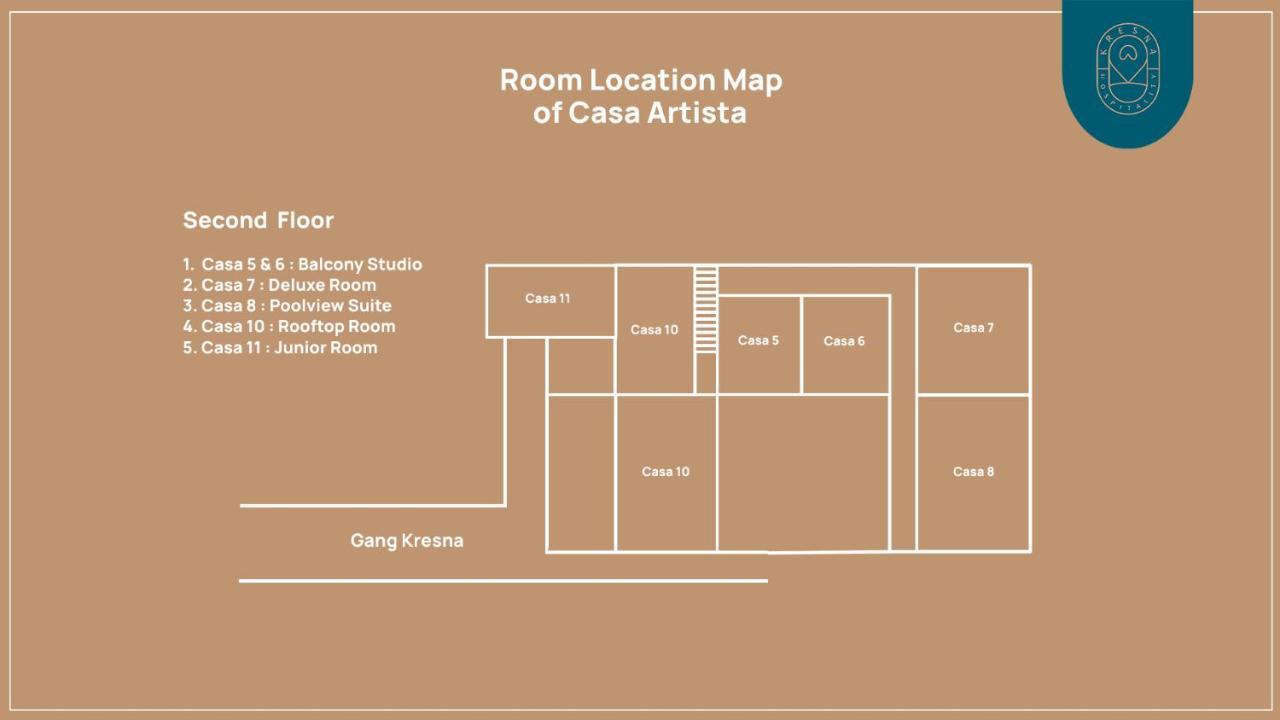 Casa Artista By Kresna Hospitality Hotell Seminyak Eksteriør bilde